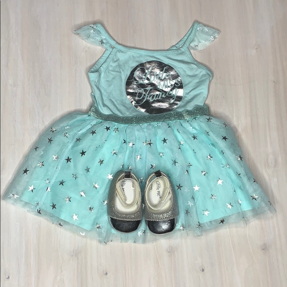 ⭐️ THE CHILDREN’S PLACE DRESS W/ LITTLE ME SHOES